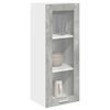 vidaXL Hanging Cabinet Concrete Grey 40 x 31 x 100 cm Engineered Wood
