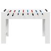 vidaXL Foosball Table White 125 x 60.5 x 80 cm Engineered Wood
