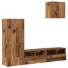vidaXL TV Wall Units 4 pcs Old Wood Engineered Wood