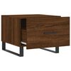 vidaXL Coffee Table Brown Oak 50x50x40 cm Engineered Wood