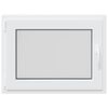 vidaXL Basement Window RISOR 80x60 cm Tilt&Turn DIN Left White
