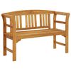 vidaXL Rose Bench 2 -Seater 114 cm Solid acacia wood Natural