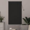 vidaXL Window Blind with Curtains Manual Dark grey Aluminium