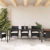 vidaXL Garden Table Black 200 x 80 x 73 cm Metal