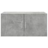 vidaXL Wall Cabinet Concrete Grey 80x42.5x40 cm Engineered Wood