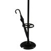 V-Part Standing Coat Rack With 8 Hooks Porcelain Black 178 cm