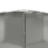 vidaXL Planter Silver 120 x 120 x 50 cm Galvanised Steel