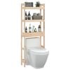 vidaXL Toilet Rack 63x26x171 cm Solid Wood Pine
