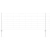 vidaXL Outdoor Wild Fence with Posts 100 x 0.8 m Galvanised Steel Mesh