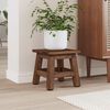 vidaXL Stool Natural 26 x 26 x 26 cm Mahogany Wood