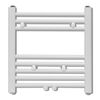 Bathroom Central Heating Towel Rail Radiator Straight 480 x 480 mm