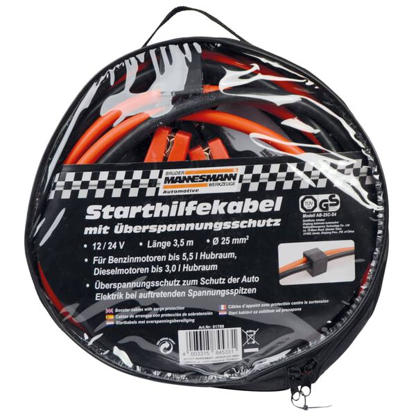 Br&uuml;der Mannesmann Battery Booster Cable