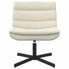 vidaXL Swivel Chair Cream 63 x 75 x 76 cm PU