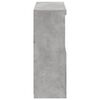 vidaXL Sideboard with LED Lights Concrete Grey 81x37x100 cm