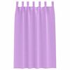 vidaXL Blackout Curtains with Rings 2 pcs Purple 175 x 140 cm