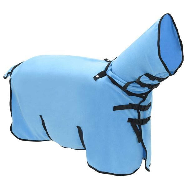 vidaXL Horse Blanket Full Aqua 75 cm Polyester