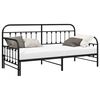 vidaXL Daybed Frame Black 100 x 200 cm Powder-Coated Steel