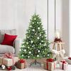 vidaXL Artificial Christmas Tree with 150 LEDs Green 150 cm PE and PVC