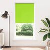 vidaXL Roller Blind Blackout Leaves Green 110x230 cm Fabric Width 105.7 cm Polyester
