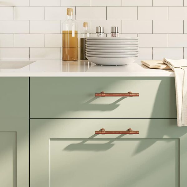 vidaXL Cabinet Handles 10 pcs Bronze 96 mm Stainless Steel