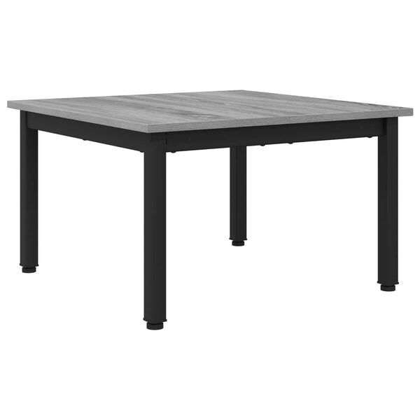 vidaXL Coffee Table Grey Sonoma 60 x 60 x 36 cm Engineered Wood