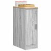 vidaXL Garage Storage Cabinet Grey Sonoma 30x51x85 cm Solid Wood Pine