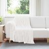 vidaXL Throw Blankets 6 pcs White 150 x 130 cm Fleece