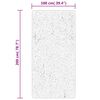 vidaXL Rug HUARTE Short Pile Soft and Washable Grey 100x200 cm
