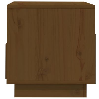 vidaXL TV Cabinet Honey Brown 60x35x37 cm Solid Wood Pine
