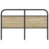 vidaXL Headboard Sonoma Oak 160 cm Steel and Engineered Wood