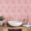 vidaXL Rectangular Tile 10 pcs Pink 29 x 23 x 0.08 cm