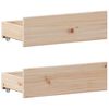 vidaXL Bookcase Bed without Mattress 180x200 cm Super King Solid Wood Pine
