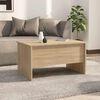 vidaXL Coffee Table Sonoma Oak 80x50x42.5 cm Engineered Wood