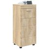 vidaXL Bathroom Cabinet Set TULUM Sonoma Oak 37 x 31.5 x 82 cm