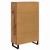 vidaXL Highboard Old Wood 69.5 x 31 x 115 cm Engineered Wood