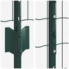 vidaXL Fence and Post Green 1.2 x 10 m Steel