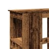 vidaXL Bar Table with Racks Old Wood 90x47.5x103.5 cm Engineered Wood