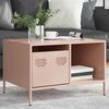 vidaXL Coffee Table Pink 68.5x50x43.5 cm Cold-rolled Steel