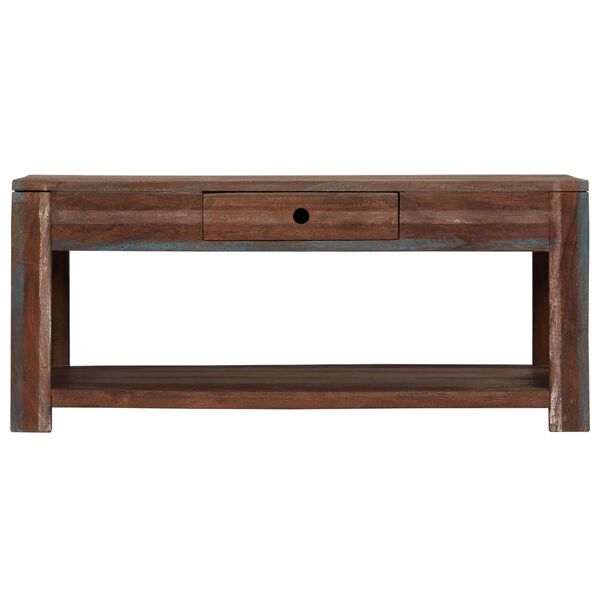 vidaXL Coffee Table Solid Wood Vintage 88x50x38 cm