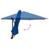 vidaXL Garden Parasol Azurblau 248 x 248 x 148 cm Polyester and Steel