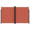 vidaXL Retractable Side Awning Terracotta 200x1000 cm