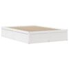 vidaXL Bed Frame without Mattress White 140x200 cm Solid Wood Pine