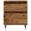 vidaXL Bedside Cabinet Old Wood 40x35x50 cm Engineered Wood