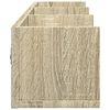 vidaXL Wall Cabinet Sonoma Oak 75x18x16.5 cm Engineered Wood