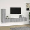vidaXL 3 Piece TV Cabinet Set Grey Sonoma Engineered Wood