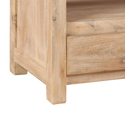 vidaXL TV Cabinet Solid Acacia Wood 90x30x55 cm Light Brown