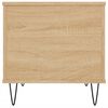 vidaXL Coffee Table Sonoma Oak 60x44.5x45 cm Engineered Wood