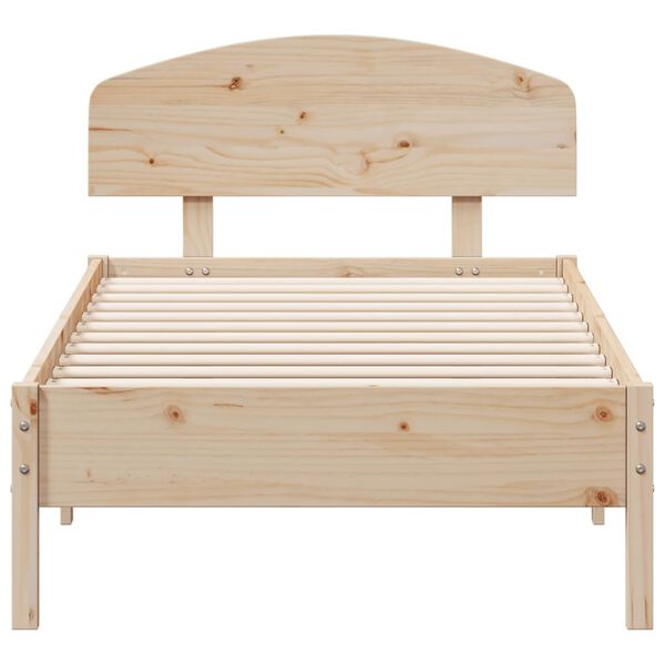 vidaXL Bed Frame without Mattress 90x200 cm Solid Wood Pine