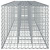 vidaXL Gabion Raised Bed 2 pcs Silver 260 x 60 x 55 cm