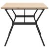 vidaXL Dining Table Y-Frame 180x90x75.5 cm Solid Wood Pine and Steel